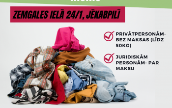 NODOD TEKSTILA ATKRITUMUS ŠĶIROTO ATKRITUMU LAUKUMĀ, ZEMGALES IELĀ 24/1